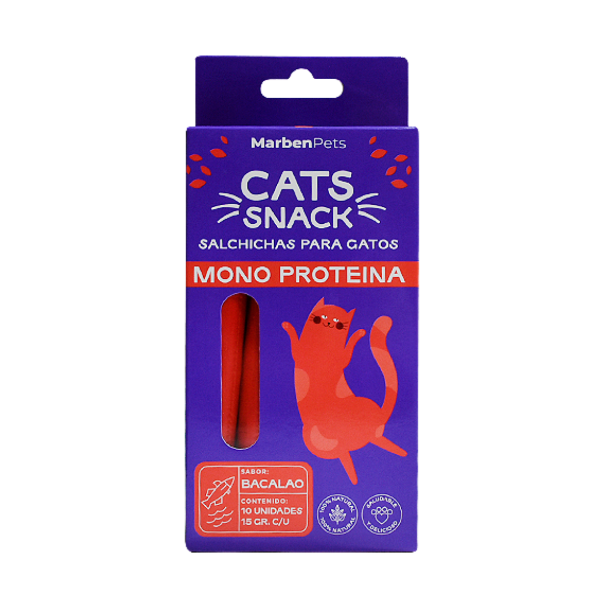 Salchicha Monoproteica Gatos 15g