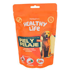 Galletas para perros Piel y Pelaje Healthy de Mundotito, paquete de 200 g, con ingredientes naturales para mejorar la piel y pelaje