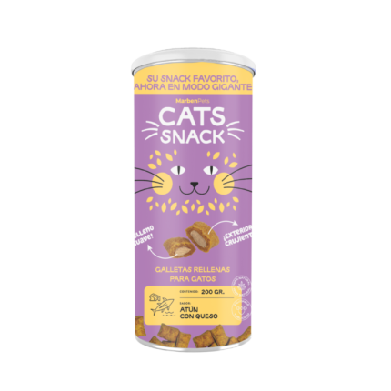 snack para gatos atún queso